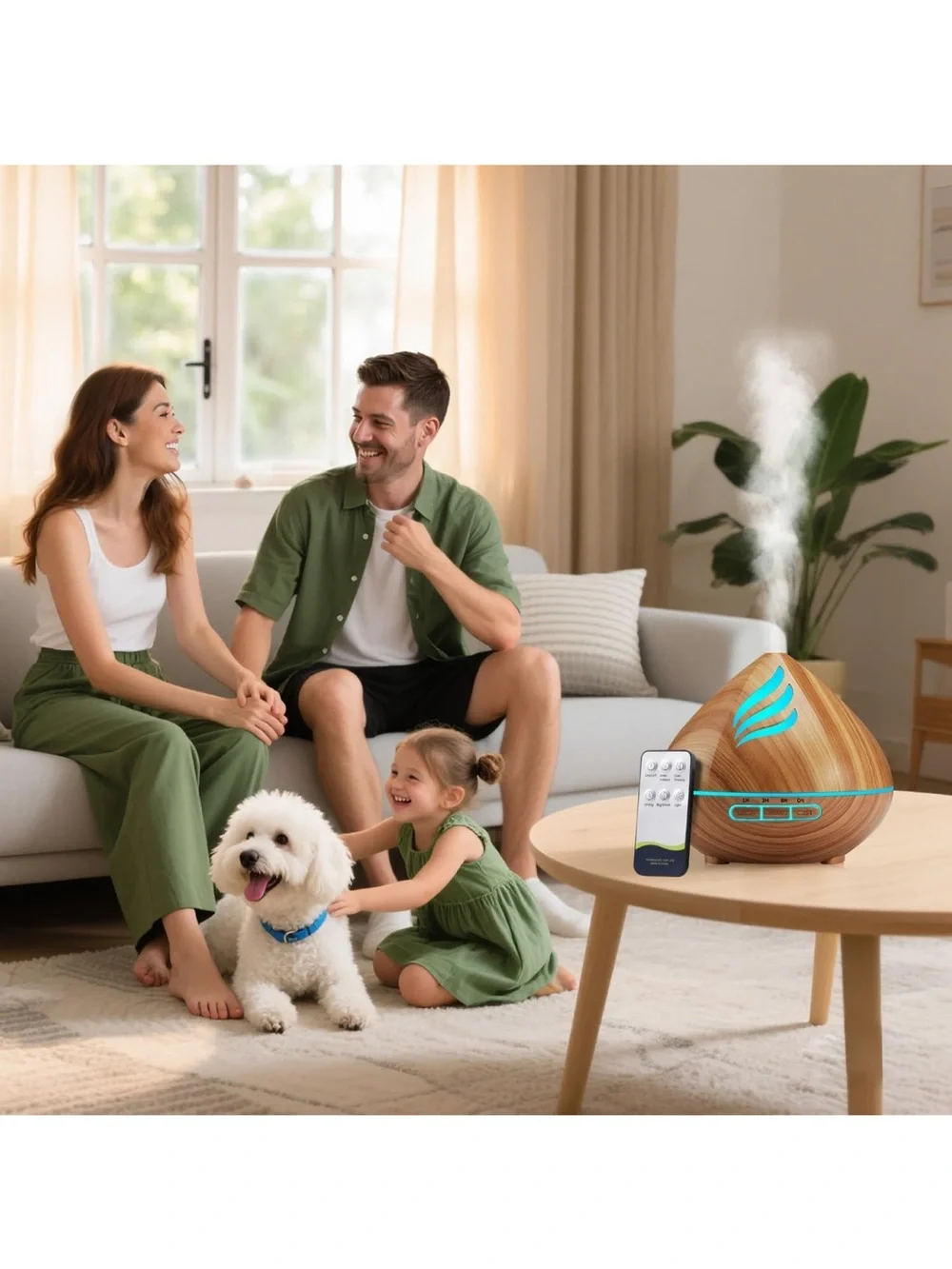 500 ml cool mist humidifier and essential oil diffuser